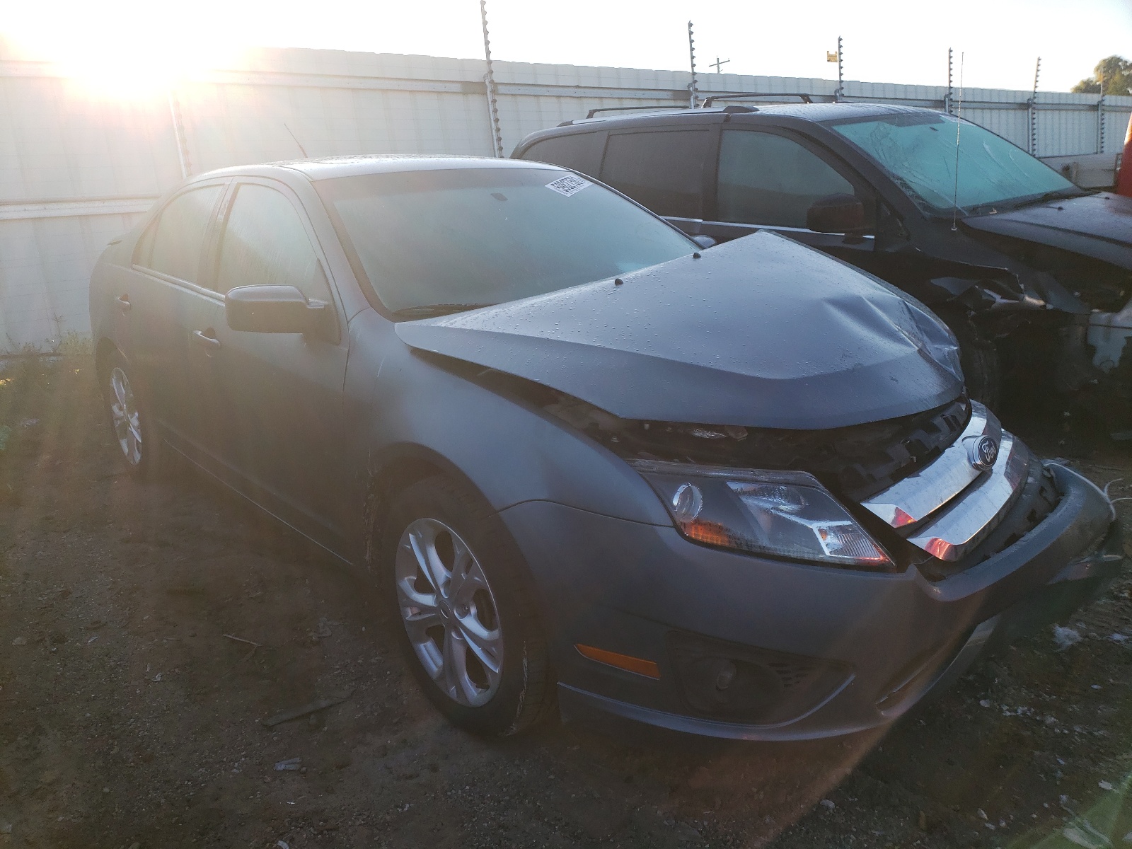 FORD FUSION SE 2012 with VIN 3FAHP0HA2CR435821 - Photo from auction