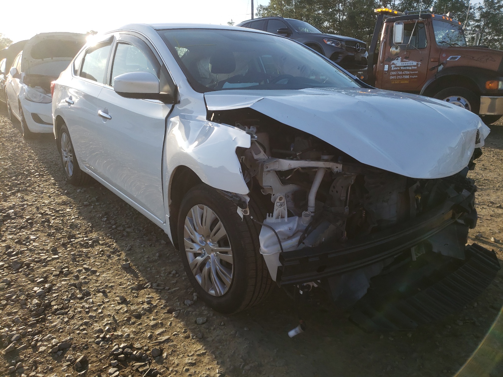 NISSAN SENTRA S 2016 with VIN 3N1AB7AP3GY331774 - Photo from auction
