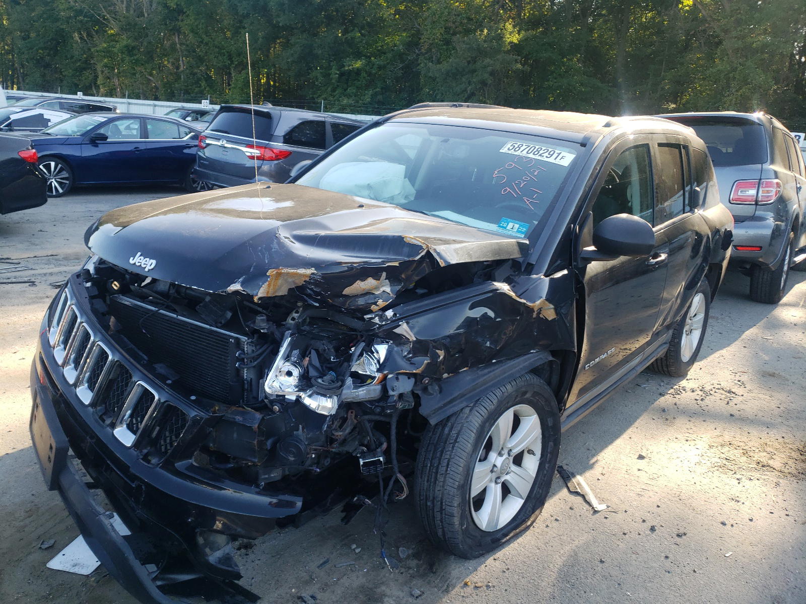 Photo 2 from auction – 2011 JEEP COMPASS SP with VIN 1J4NF1FB7BD154312