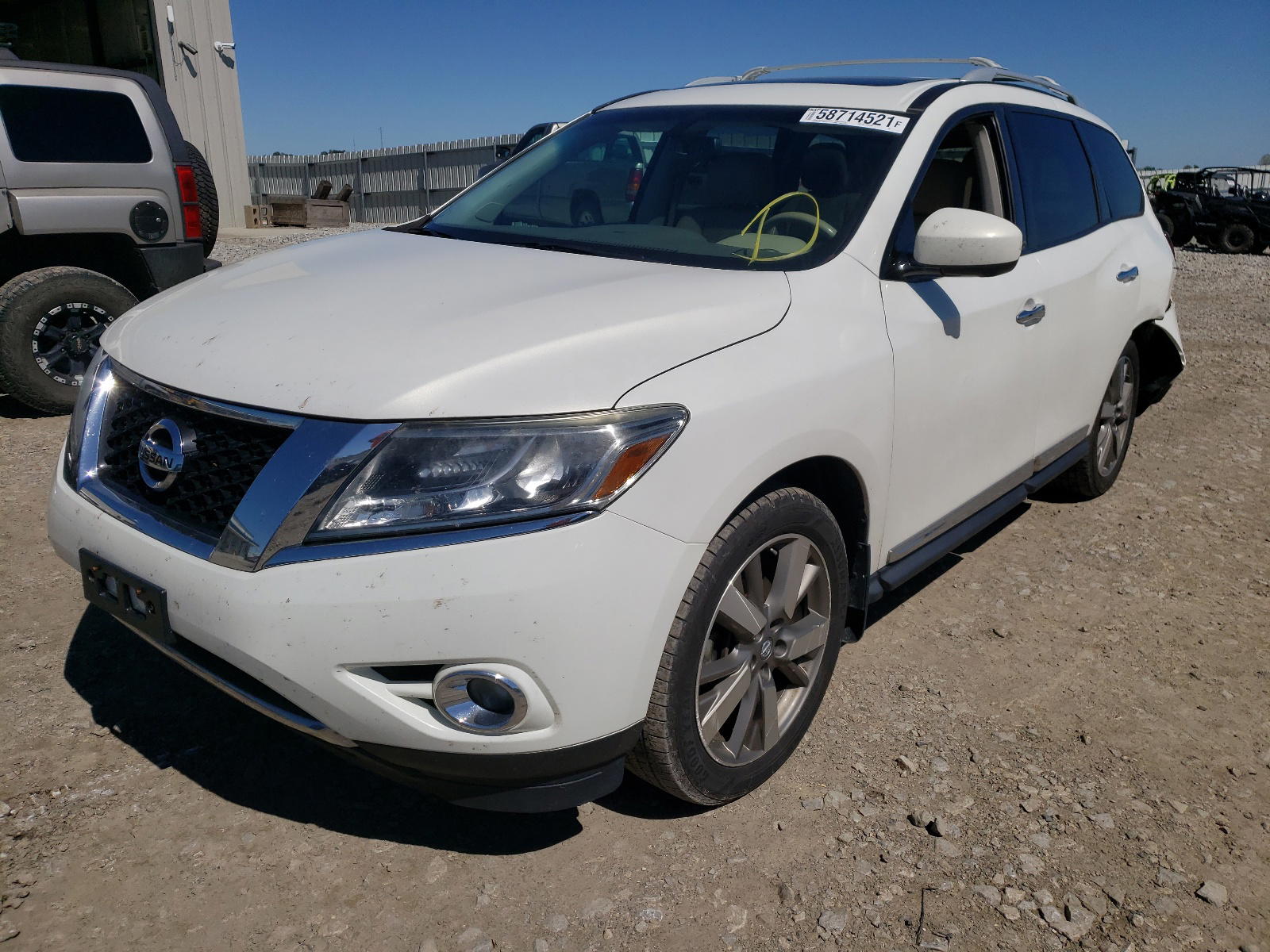 Photo 2 from auction – 2014 NISSAN PATHFINDER with VIN 5N1AR2MM6EC714929