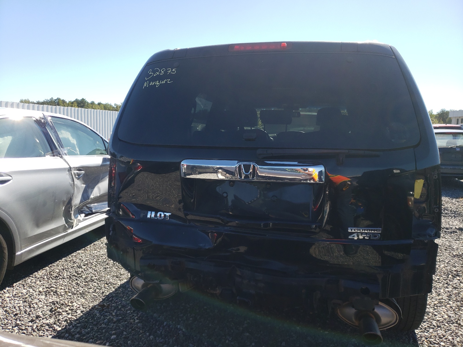 Photo 9 from auction – 2010 HONDA PILOT TOUR with VIN 5FNYF4H81AB012311