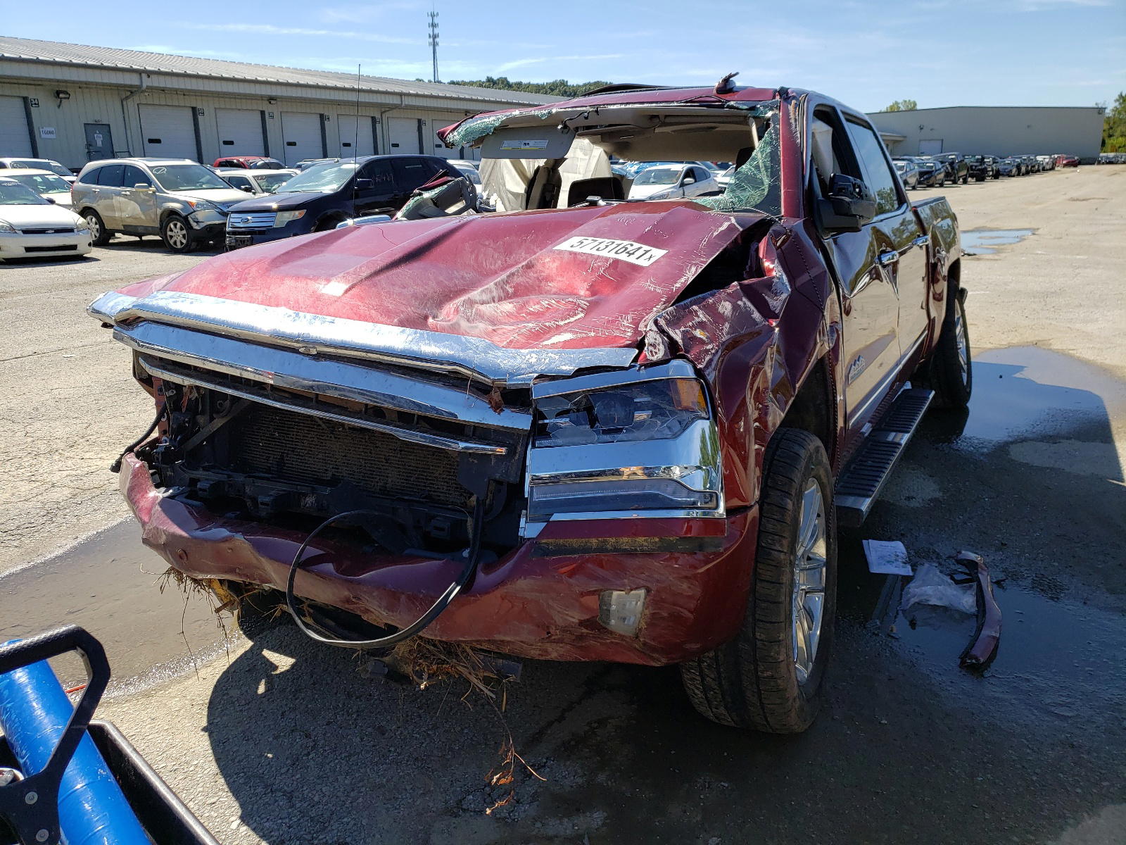 Photo 2 from auction – 2016 CHEVROLET SILVERADO with VIN 3GCUKTEC7GG254665