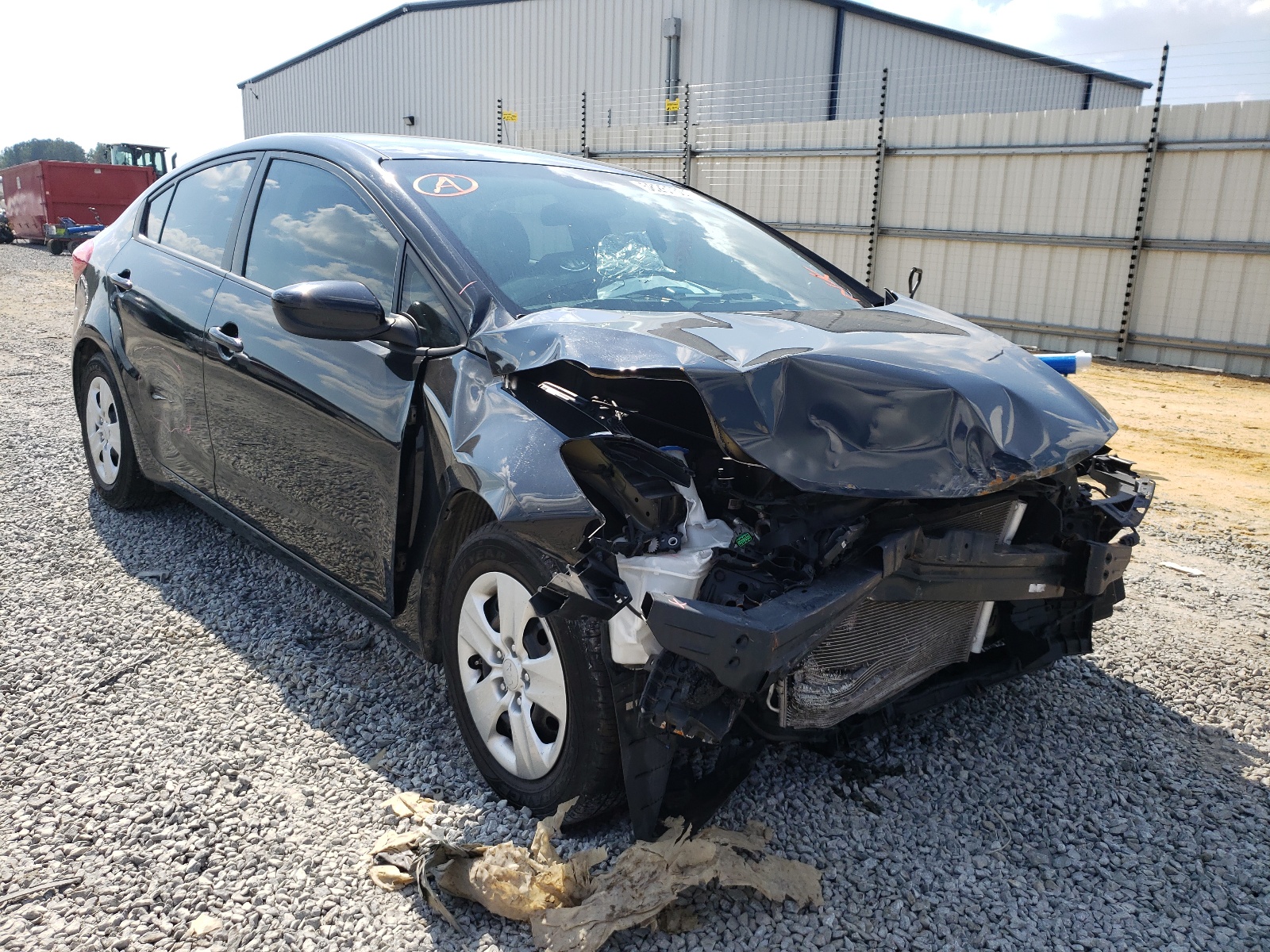 KIA FORTE LX 2015 with VIN KNAFK4A61F5287386 - Photo from auction