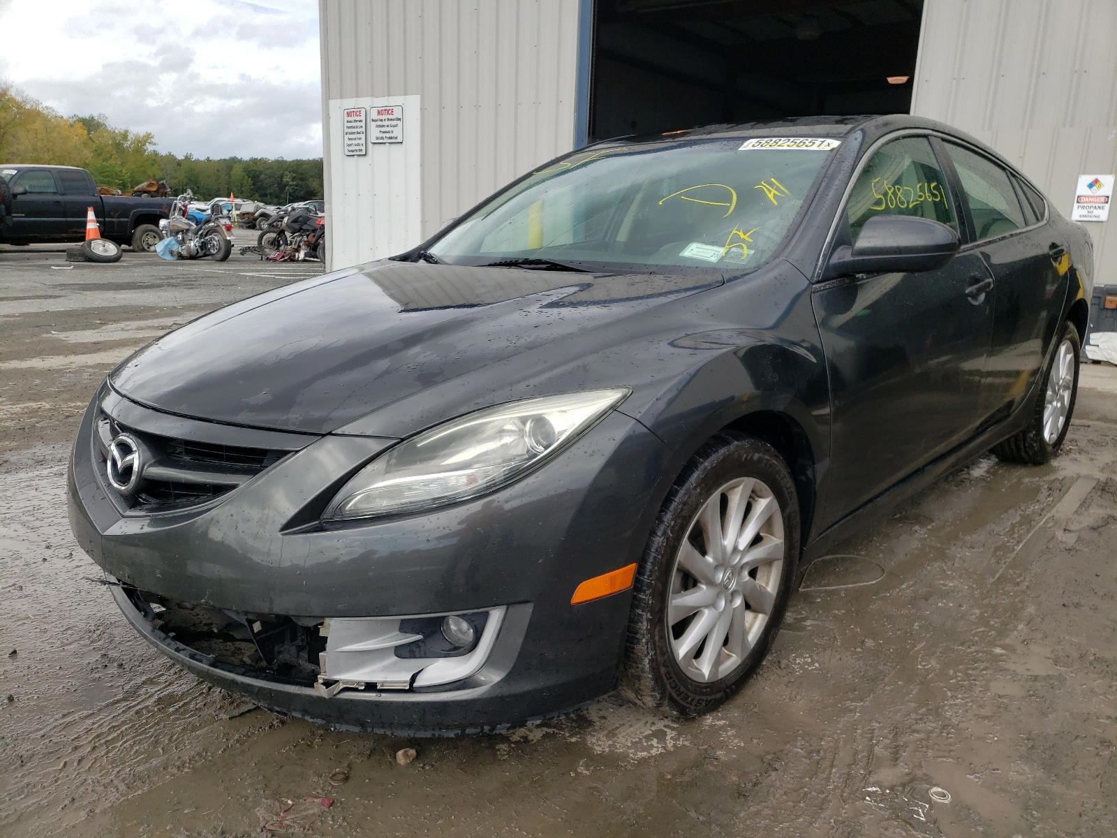 Photo 2 from auction – 2012 MAZDA 6 I with VIN 1YVHZ8DH7C5M00436