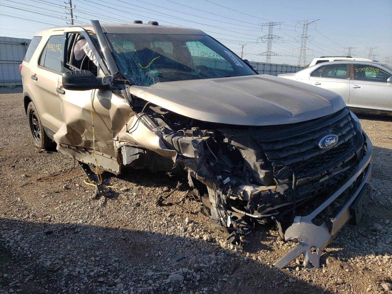 FORD EXPLORER P 2016 with VIN 1FM5K8AR9GGA71996 - Photo from auction