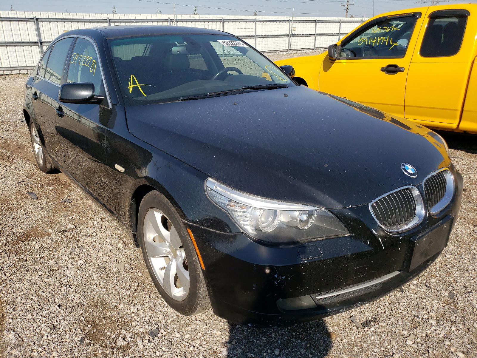 BMW 528I 2008 with VIN WBANU53598CT01551 - Photo from auction
