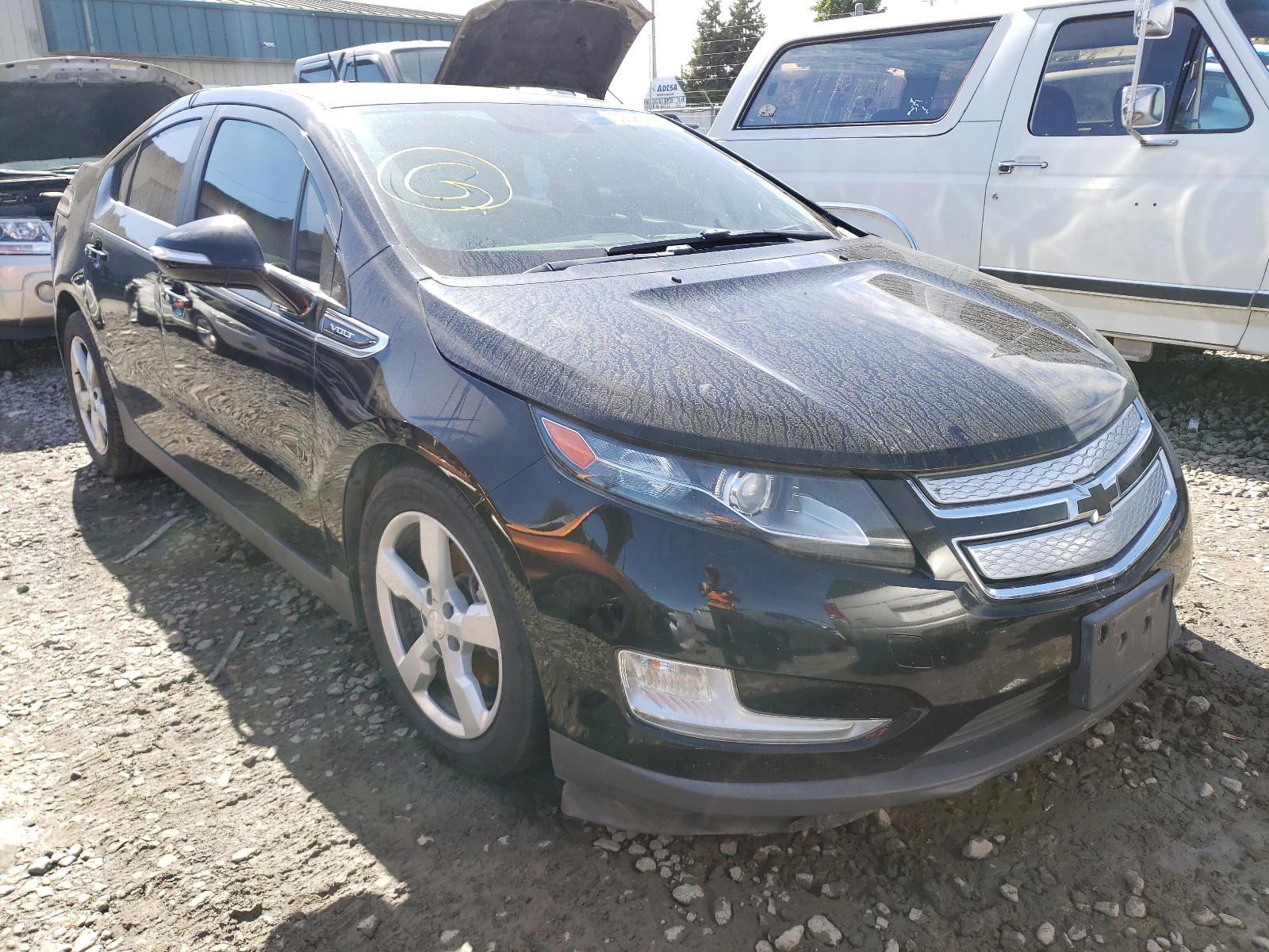 CHEVROLET VOLT 2013 with VIN 1G1RE6E45DU137207 - Photo from auction