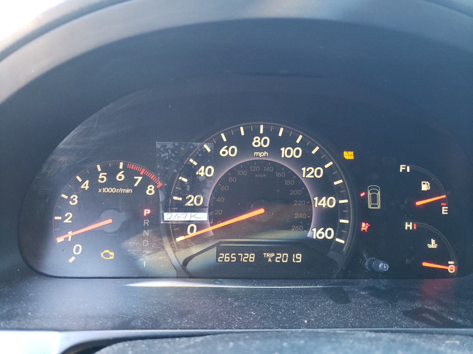 Photo 8 from auction – 2005 HONDA ODYSSEY EX with VIN 5FNRL38705B088297