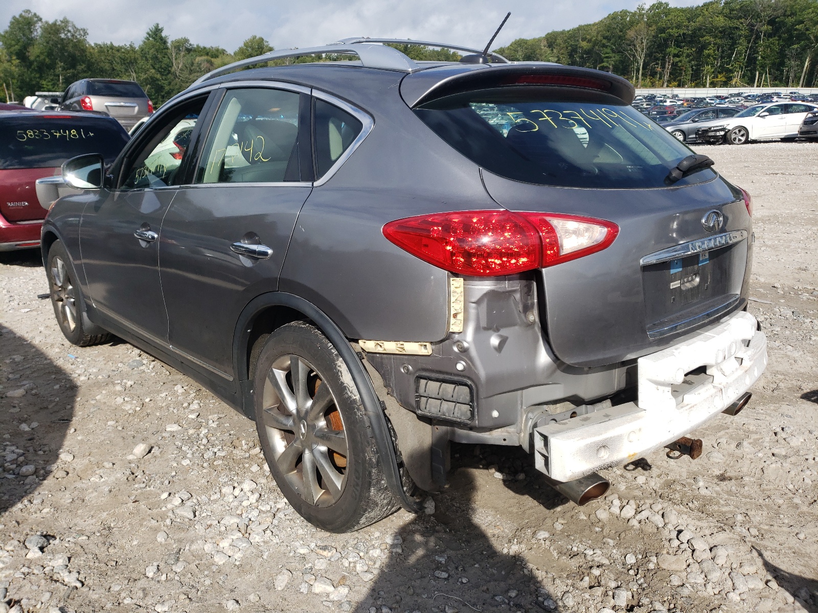 Photo 3 from auction – 2008 INFINITI EX35 BASE with VIN JNKAJ09F68M354567