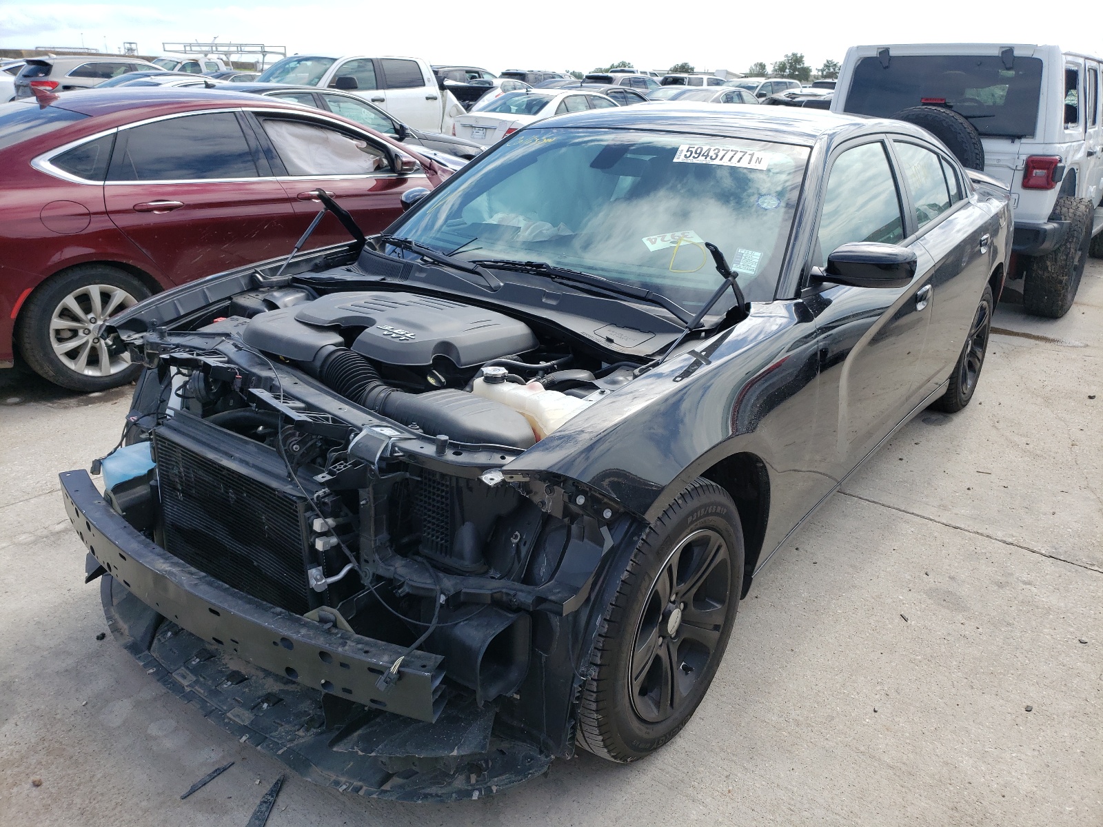 Photo 2 from auction – 2019 DODGE CHARGER SX with VIN 2C3CDXBG2KH743606