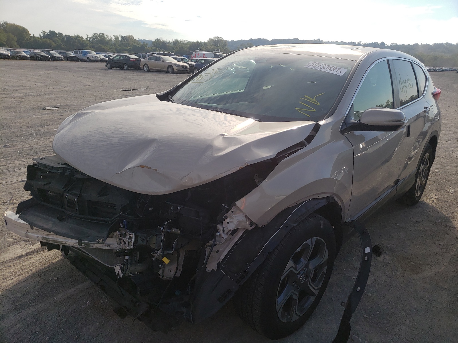 Photo 2 from auction – 2019 HONDA CR-V EX with VIN 2HKRW2H53KH640937
