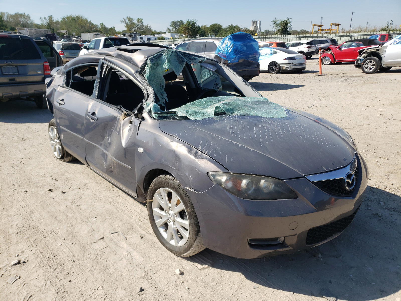 MAZDA 3 I 2008 with VIN JM1BK32F481793086 - Photo from auction