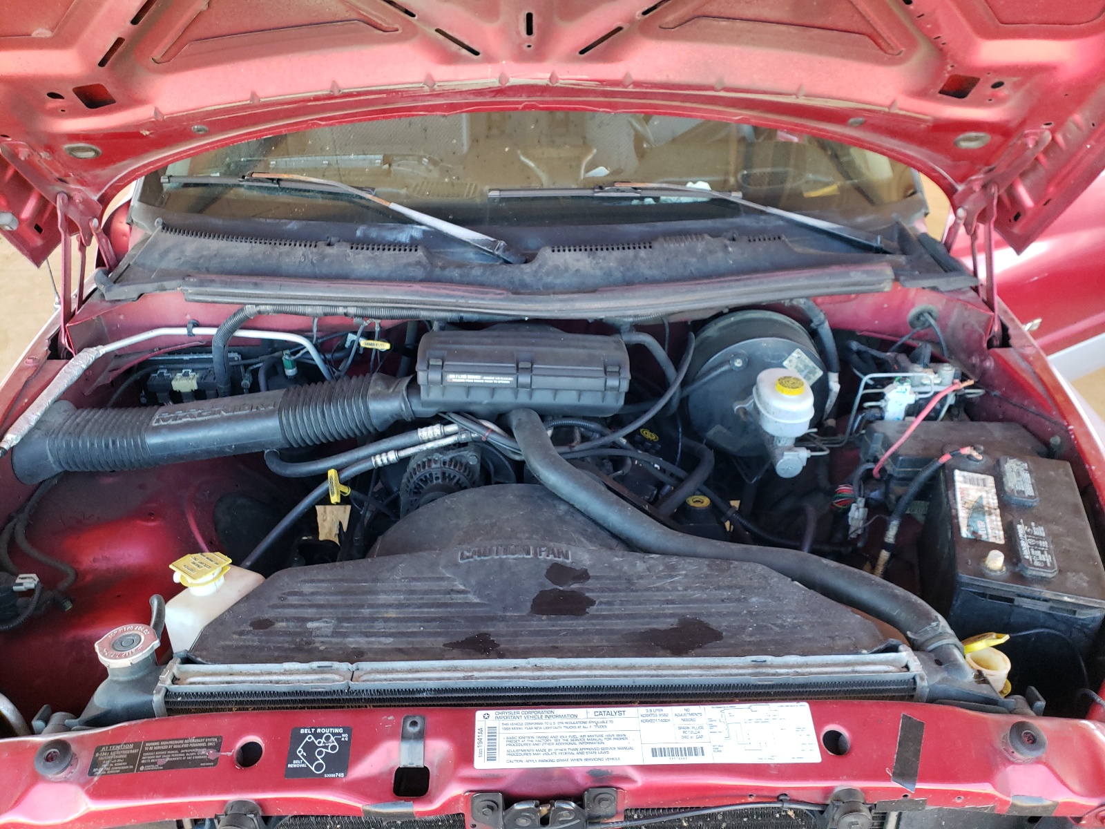 Photo 7 from auction – 1999 DODGE RAM 1500 with VIN 1B7HC16X3XS212149