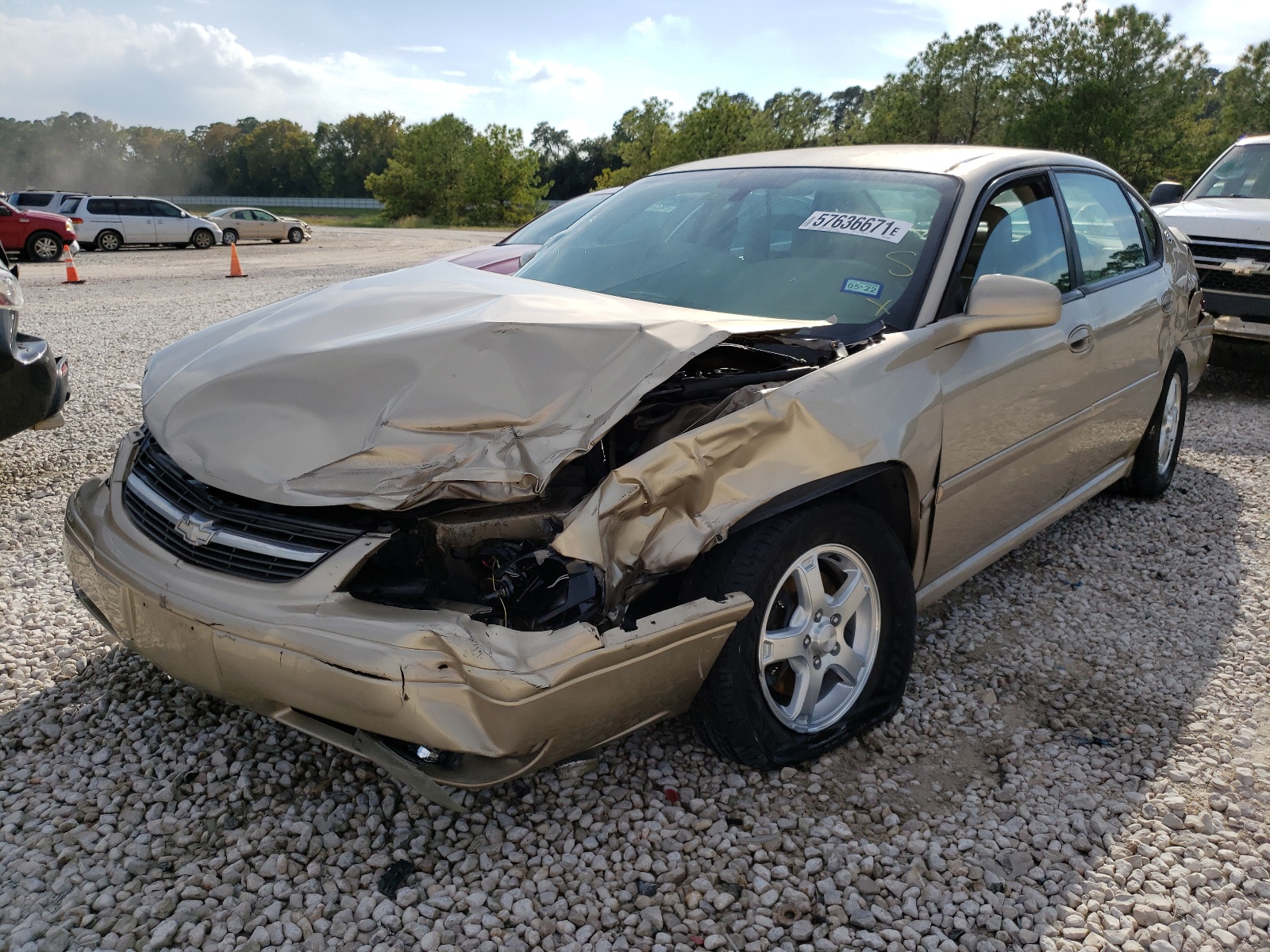 Photo 2 from auction – 2005 CHEVROLET IMPALA LS with VIN 2G1WH52K559382806