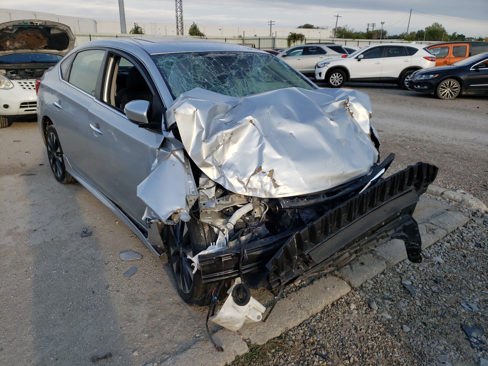 Photo 1 from auction – 2016 NISSAN SENTRA S with VIN 3N1AB7AP1GY233441