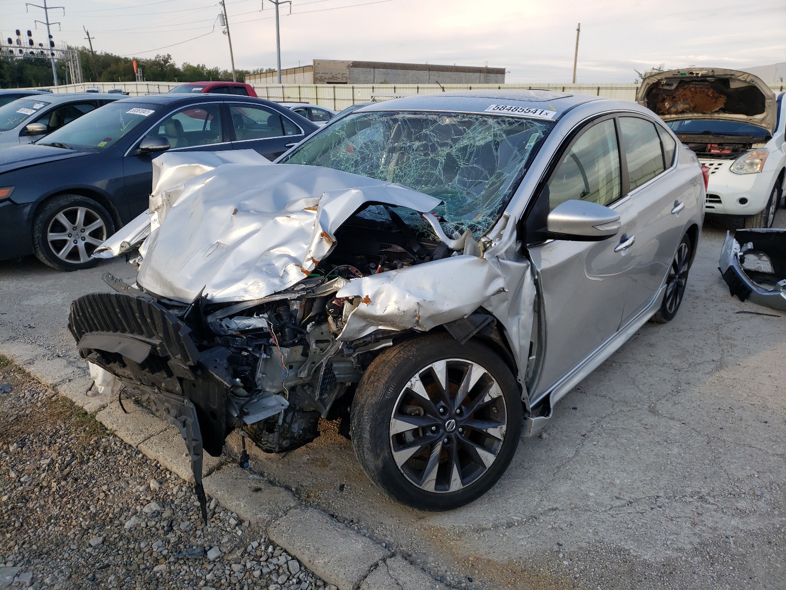 Photo 2 from auction – 2016 NISSAN SENTRA S with VIN 3N1AB7AP1GY233441