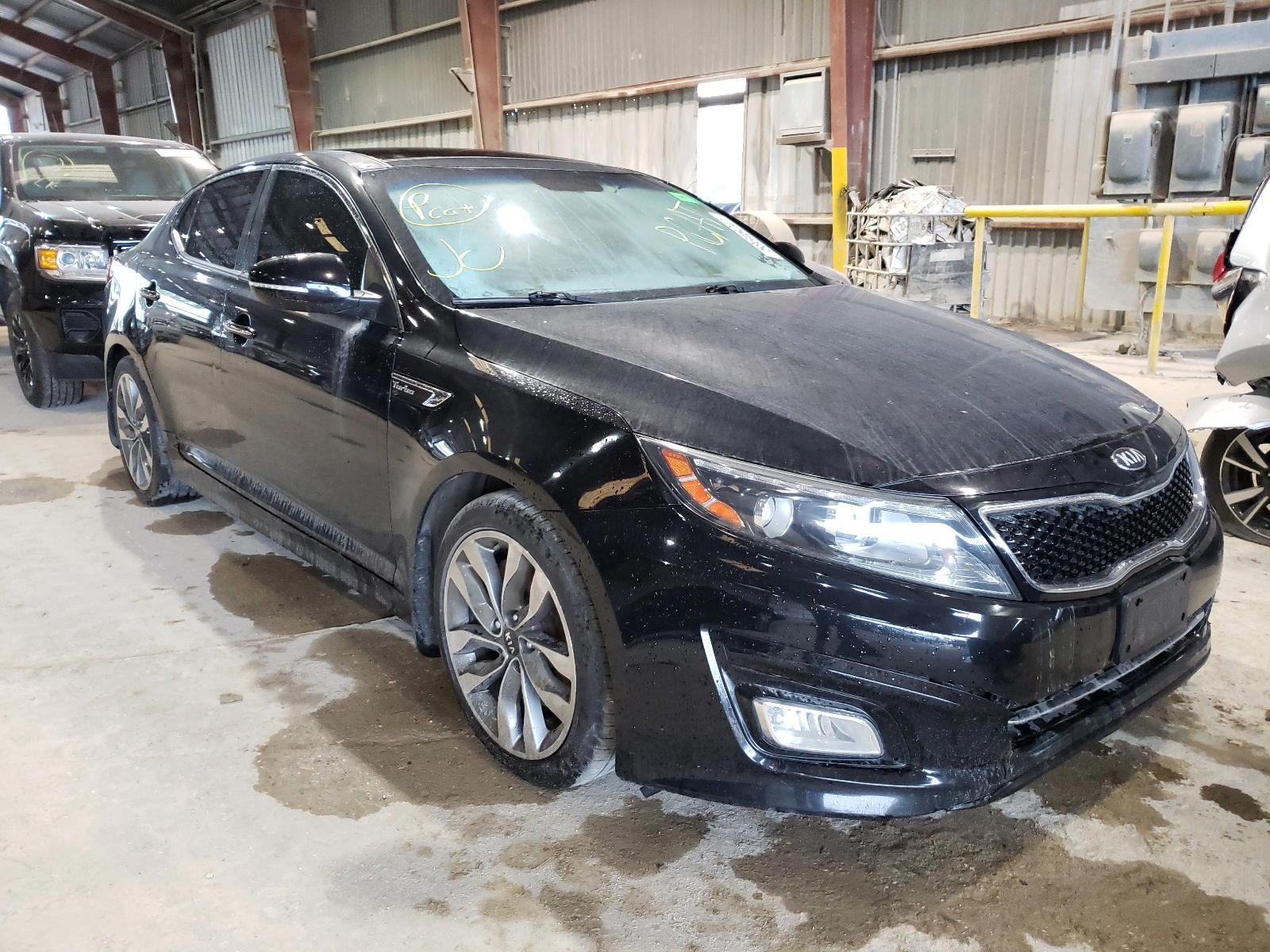 KIA OPTIMA SX 2014 with VIN 5XXGR4A66EG325613 - Photo from auction