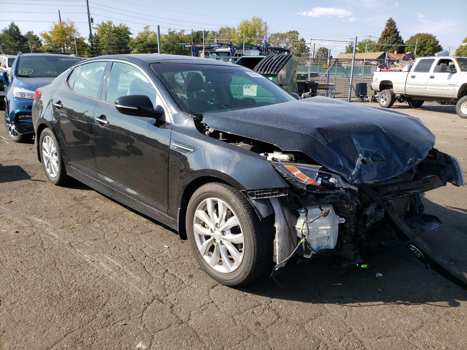 KIA OPTIMA EX 2015 with VIN 5XXGN4A77FG426505 - Photo from auction