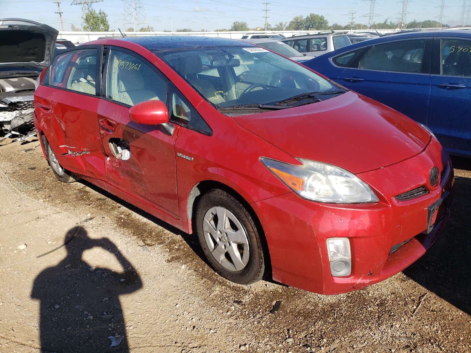 TOYOTA PRIUS 2010 with VIN JTDKN3DU0A0175083 - Photo from auction