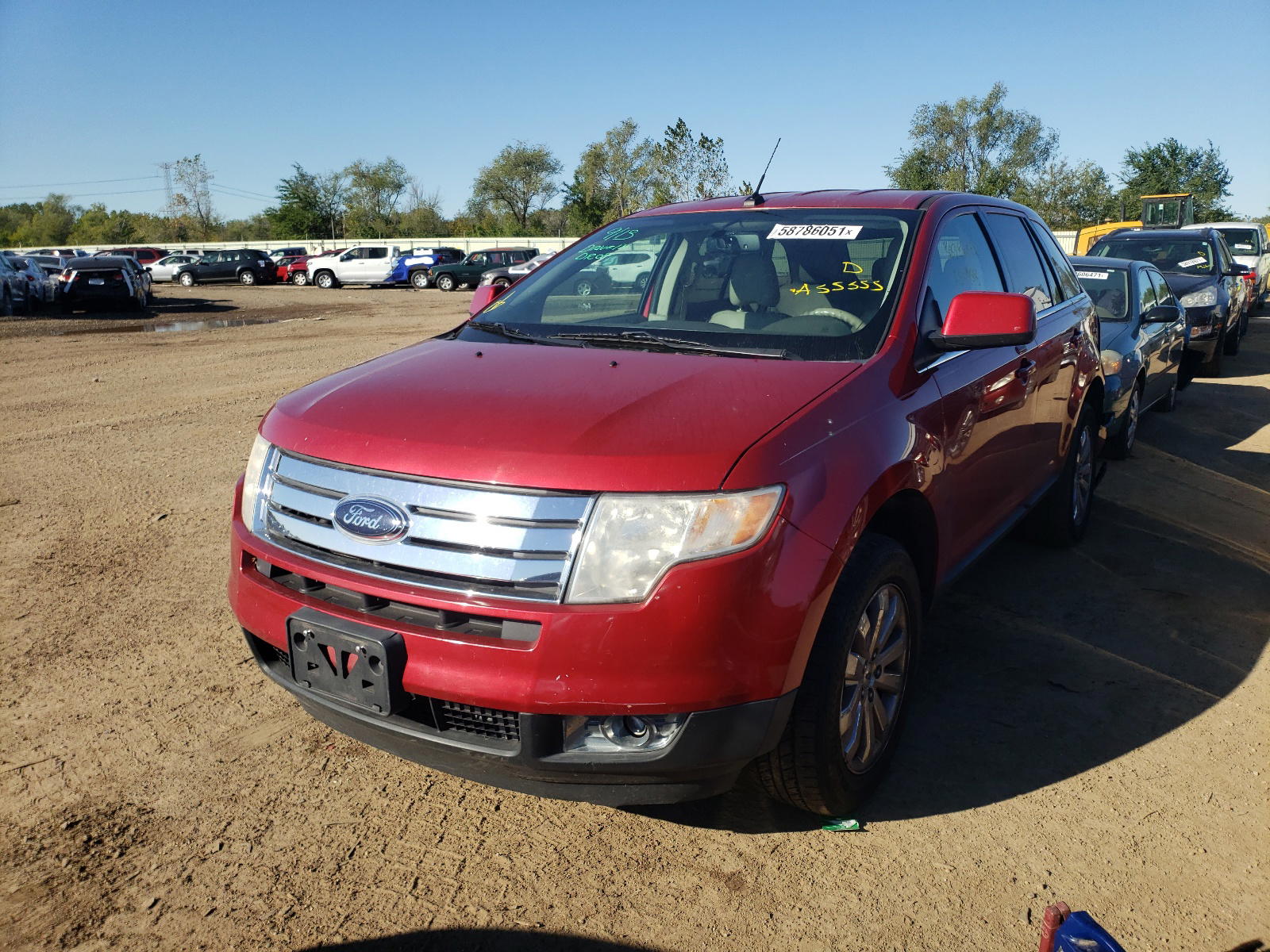 Photo 2 from auction – 2010 FORD EDGE LIMIT with VIN 2FMDK3KCXABA55555