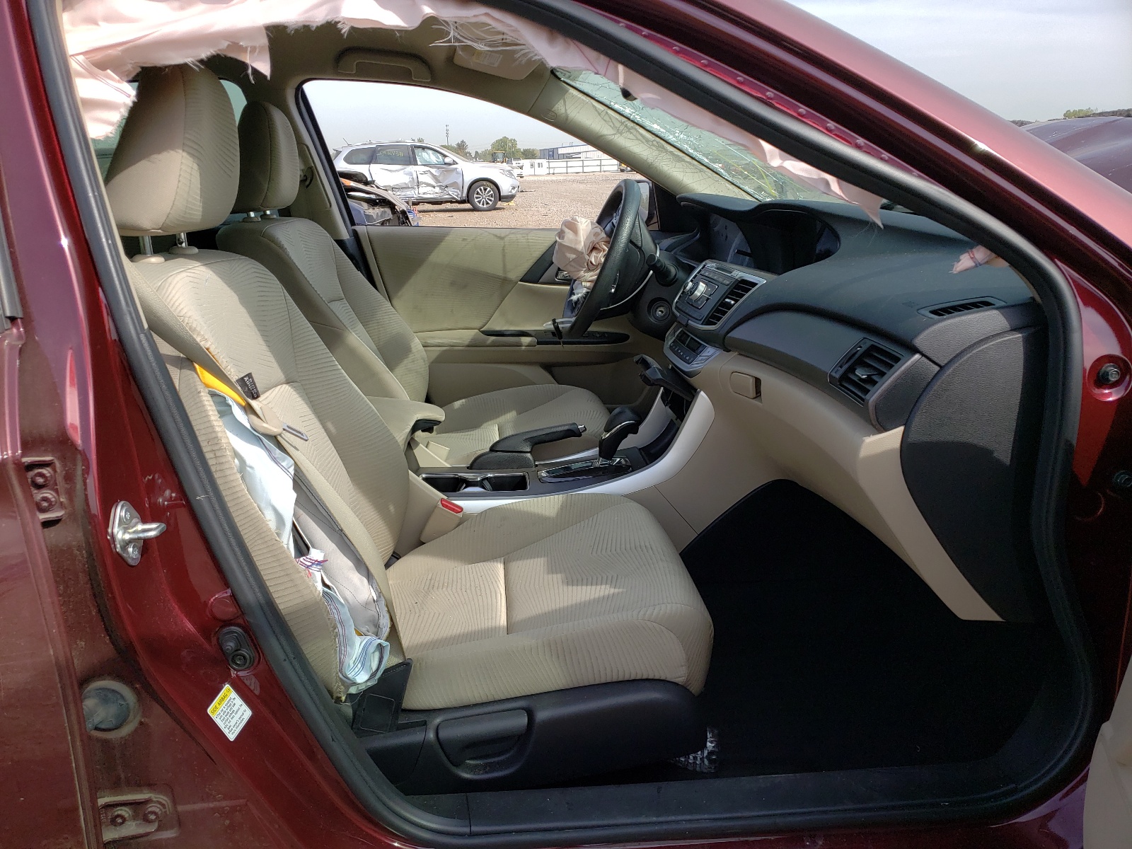 Photo 5 from auction – 2015 HONDA ACCORD LX with VIN 1HGCR2F39FA237140