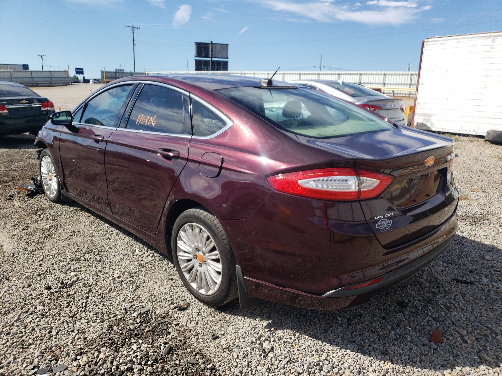 Photo 3 from auction – 2013 FORD FUSION SE with VIN 3FA6P0LU0DR240746