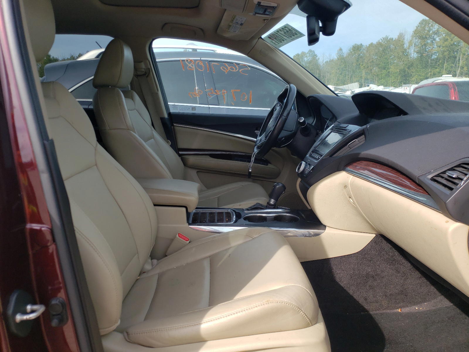 Photo 5 from auction – 2014 ACURA MDX TECHNO with VIN 5FRYD4H44EB007210