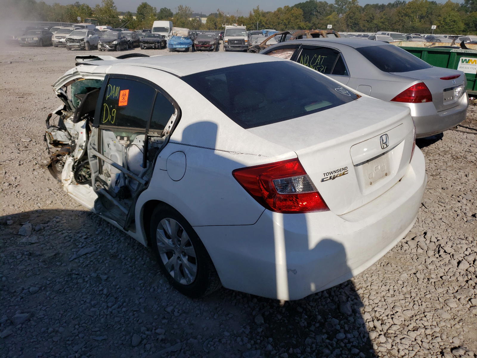 Photo 3 from auction – 2012 HONDA CIVIC LX with VIN 19XFB2F53CE058568