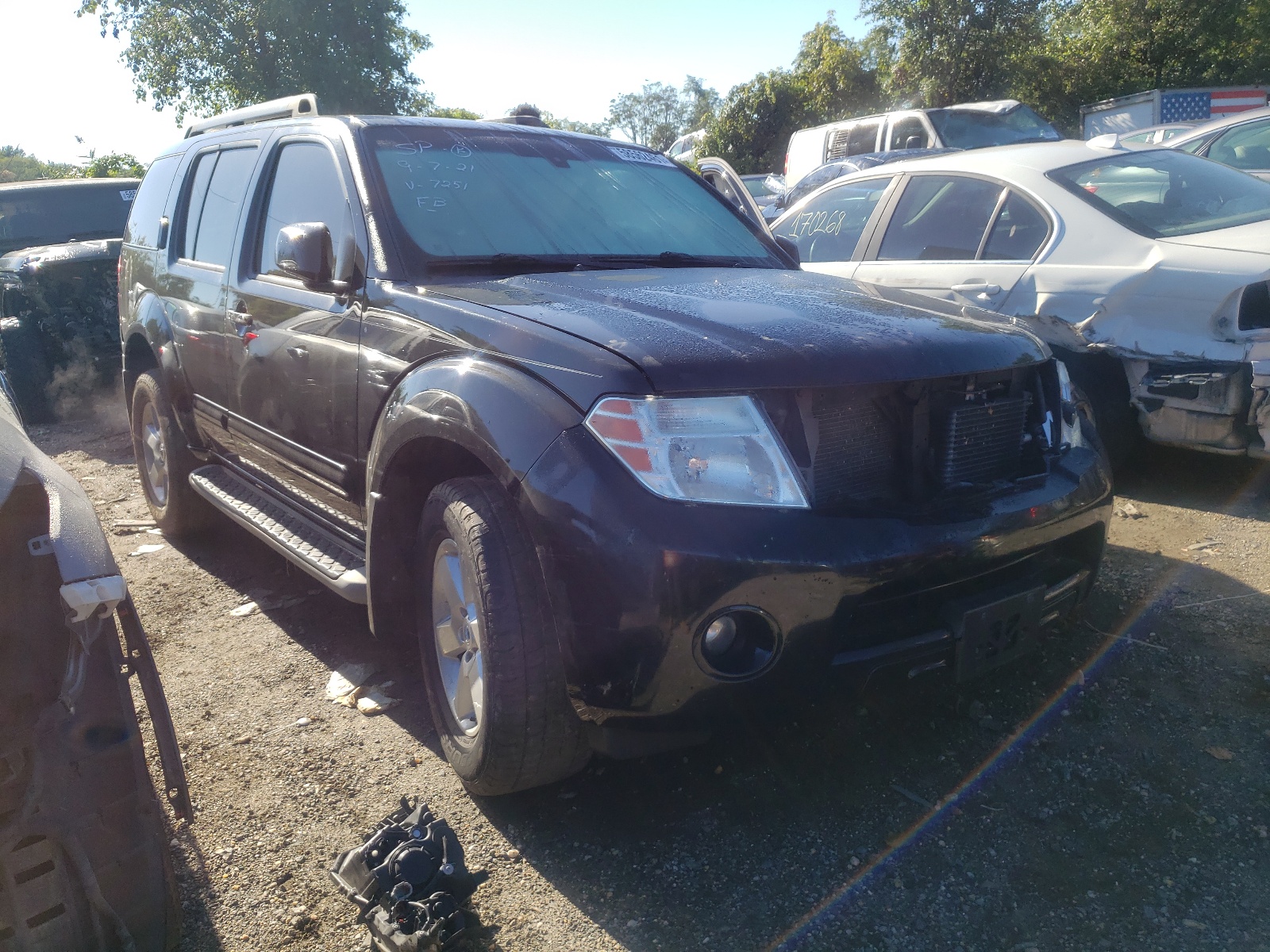 Photo 1 from auction – 2010 NISSAN PATHFINDER with VIN 5N1AR1NB4AC607251