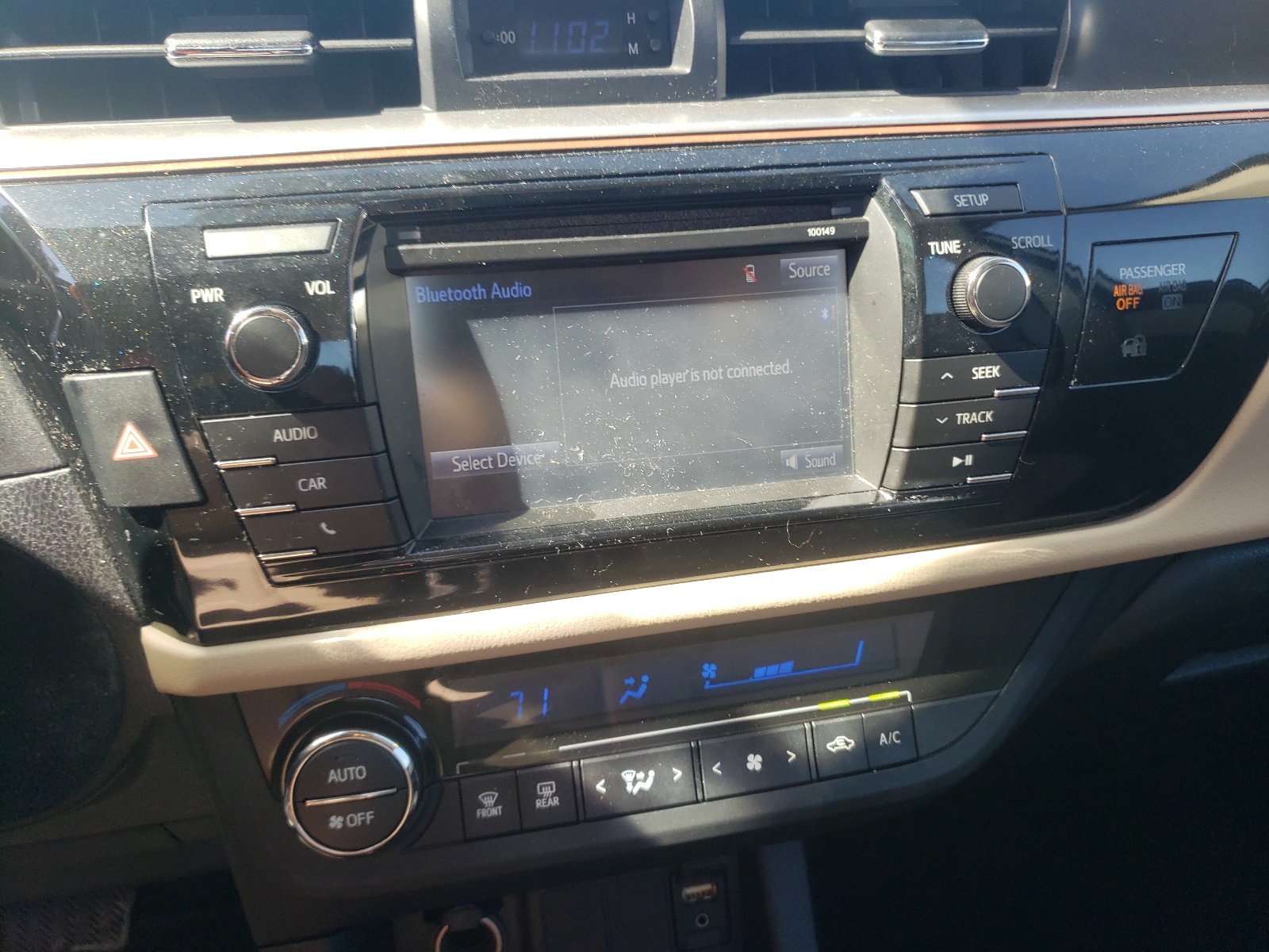 Photo 9 from auction – 2014 TOYOTA COROLLA L with VIN 2T1BURHE8EC148914