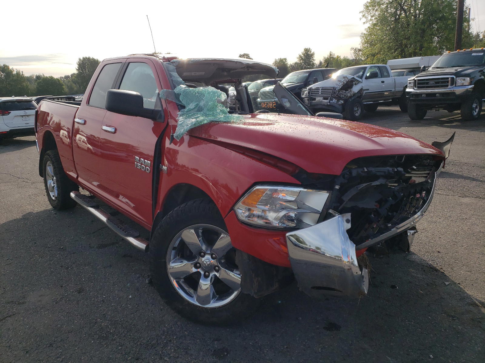 RAM 1500 SLT 2015 with VIN 1C6RR7GT6FS764283 - Photo from auction