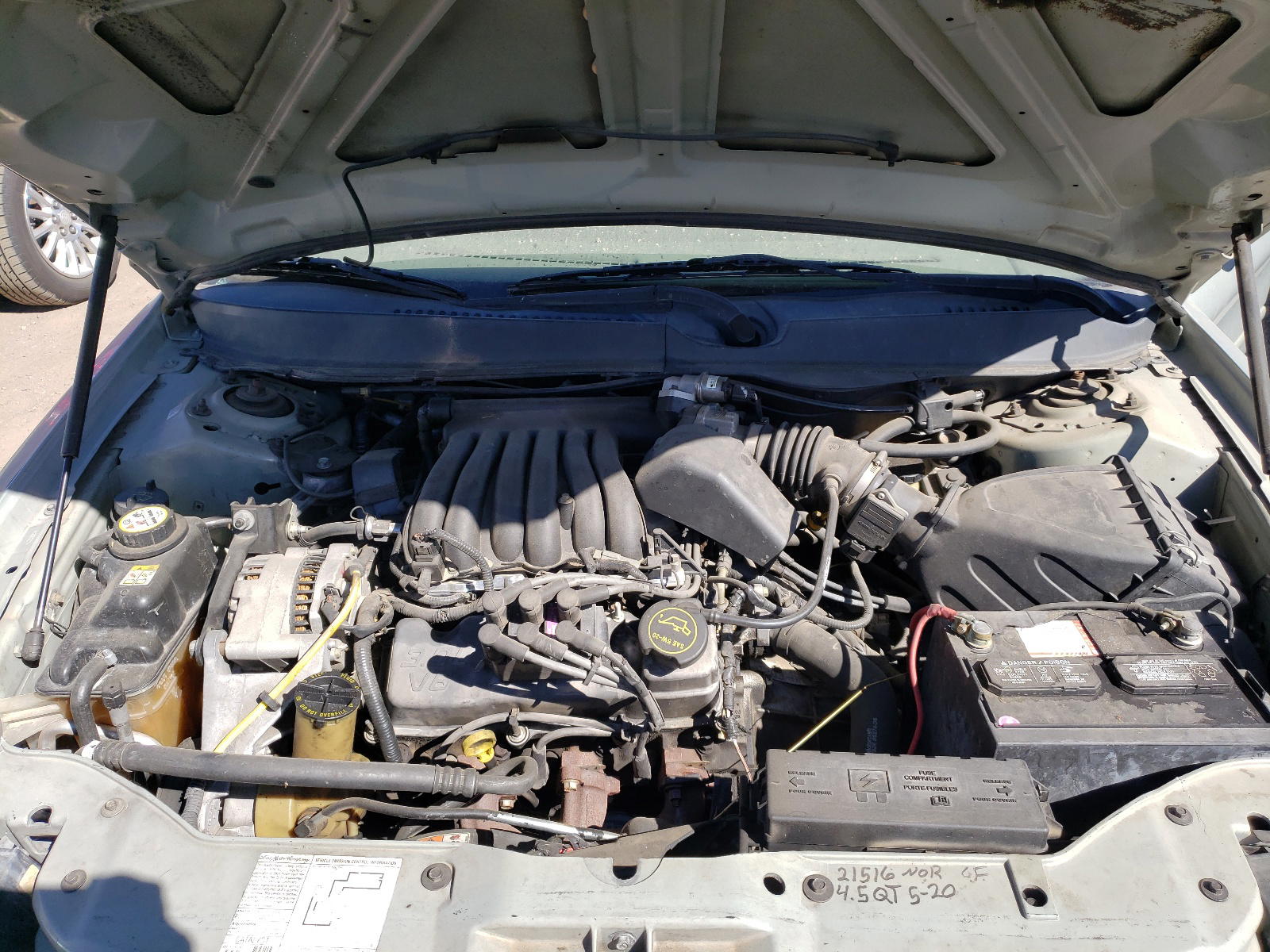 Photo 7 from auction – 2003 FORD TAURUS SE with VIN 1FAFP53283G182760