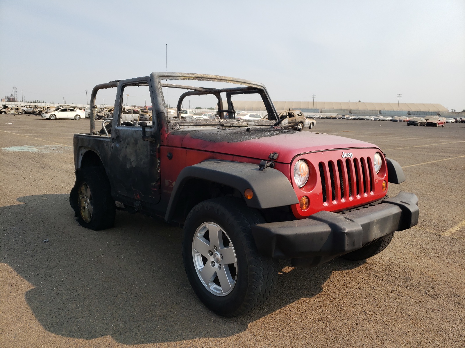 JEEP WRANGLER X 2008 with VIN 1J4FA24188L635123 - Photo from auction