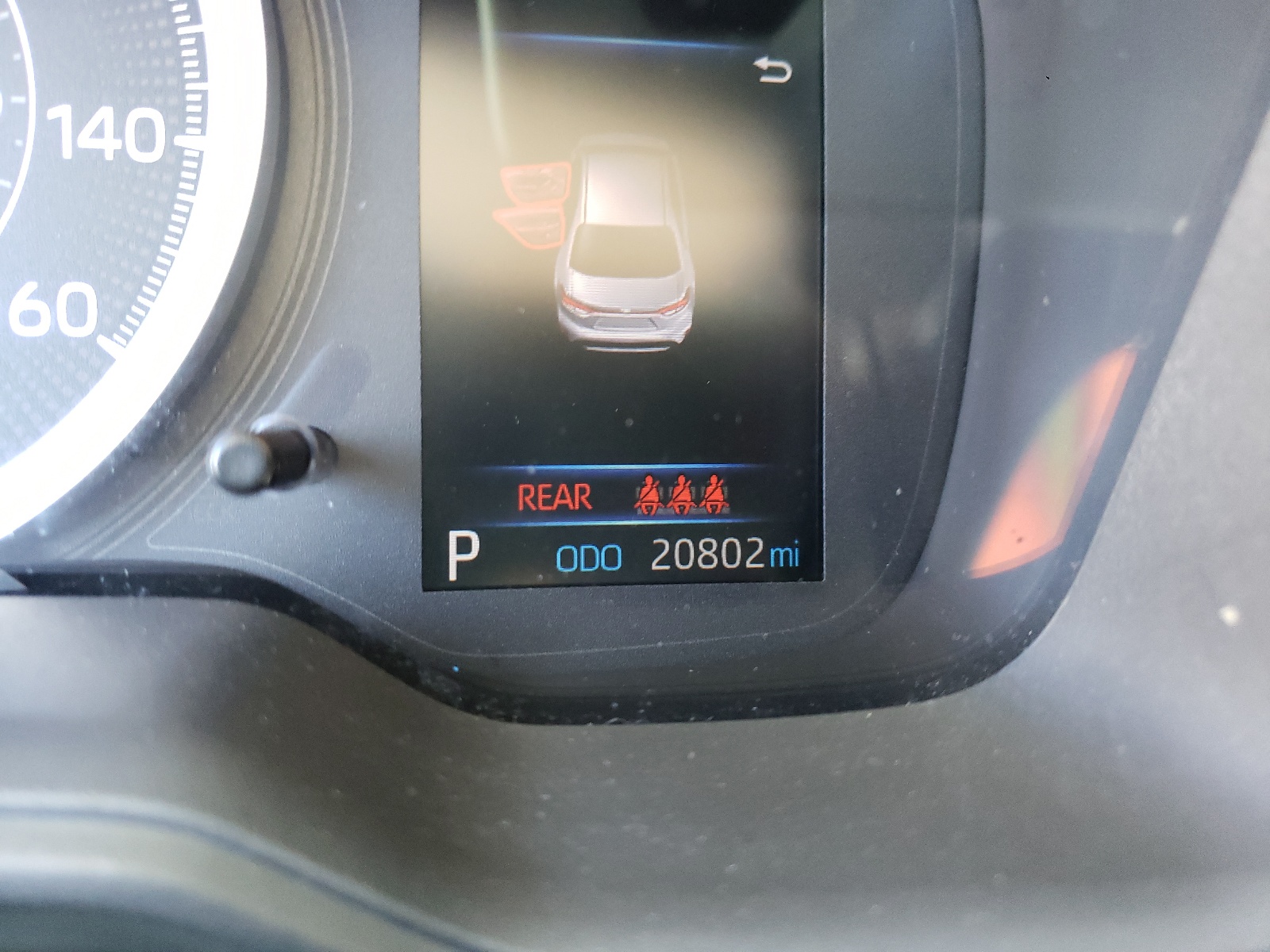 Photo 8 from auction – 2020 TOYOTA COROLLA LE with VIN 5YFEPRAE9LP052074