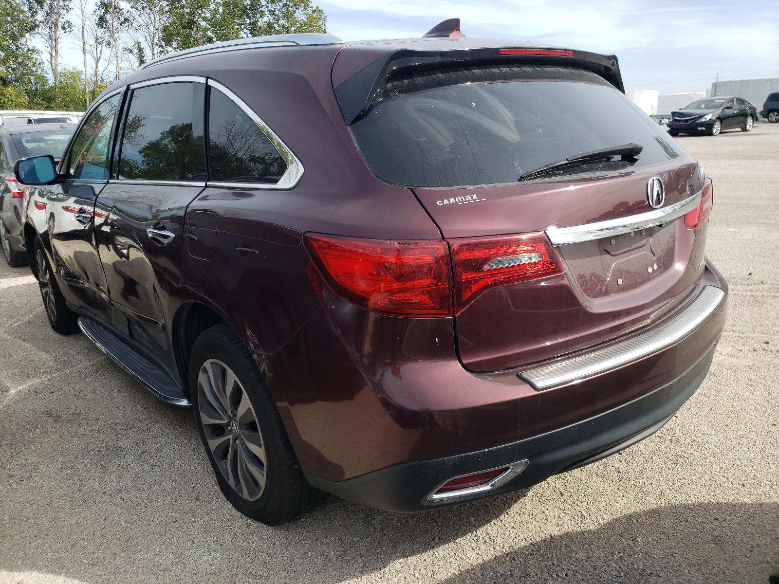 Photo 3 from auction – 2014 ACURA MDX TECHNO with VIN 5FRYD4H44EB007210