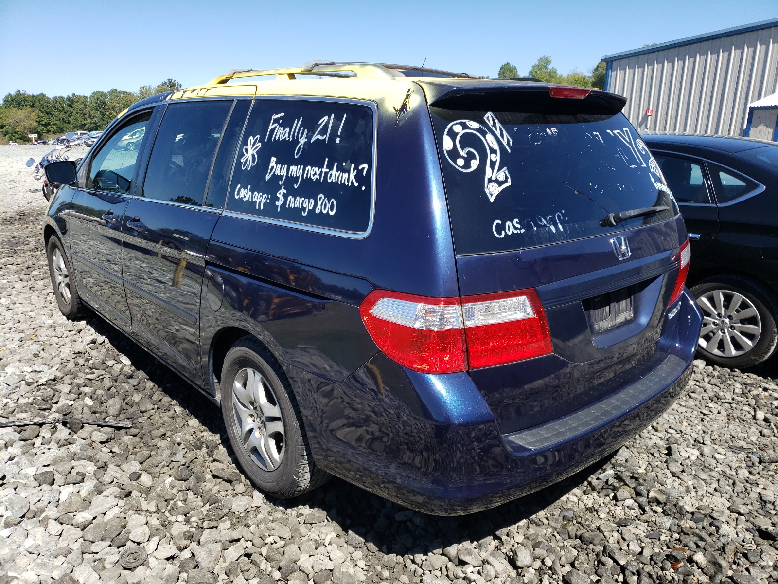 Photo 3 from auction – 2005 HONDA ODYSSEY EX with VIN 5FNRL38705B088297