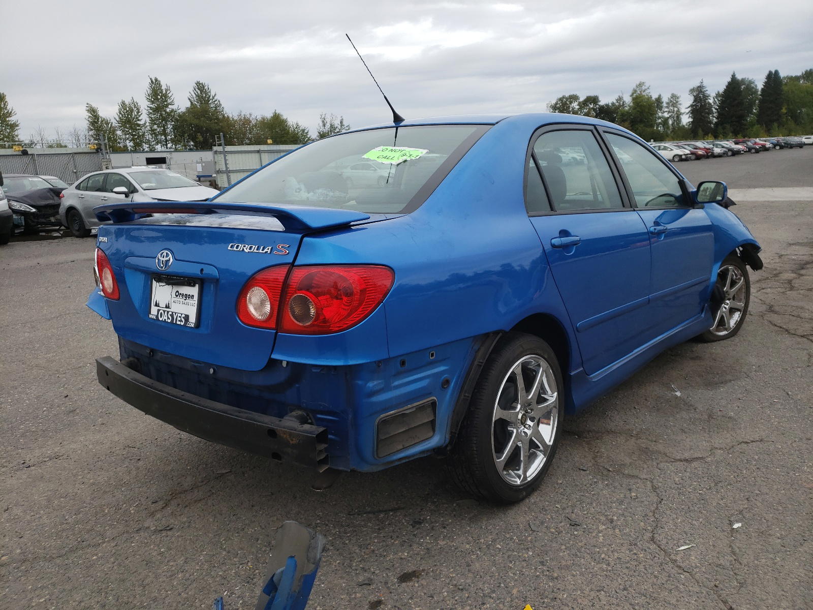 Photo 4 from auction – 2008 TOYOTA COROLLA CE with VIN 2T1BR30E68C929073