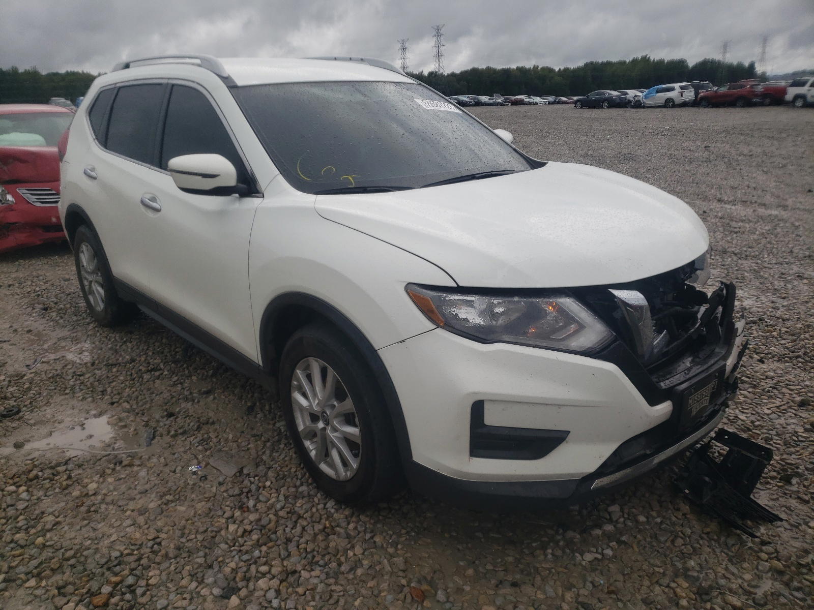 NISSAN ROGUE S 2018 with VIN KNMAT2MT1JP587233 - Photo from auction