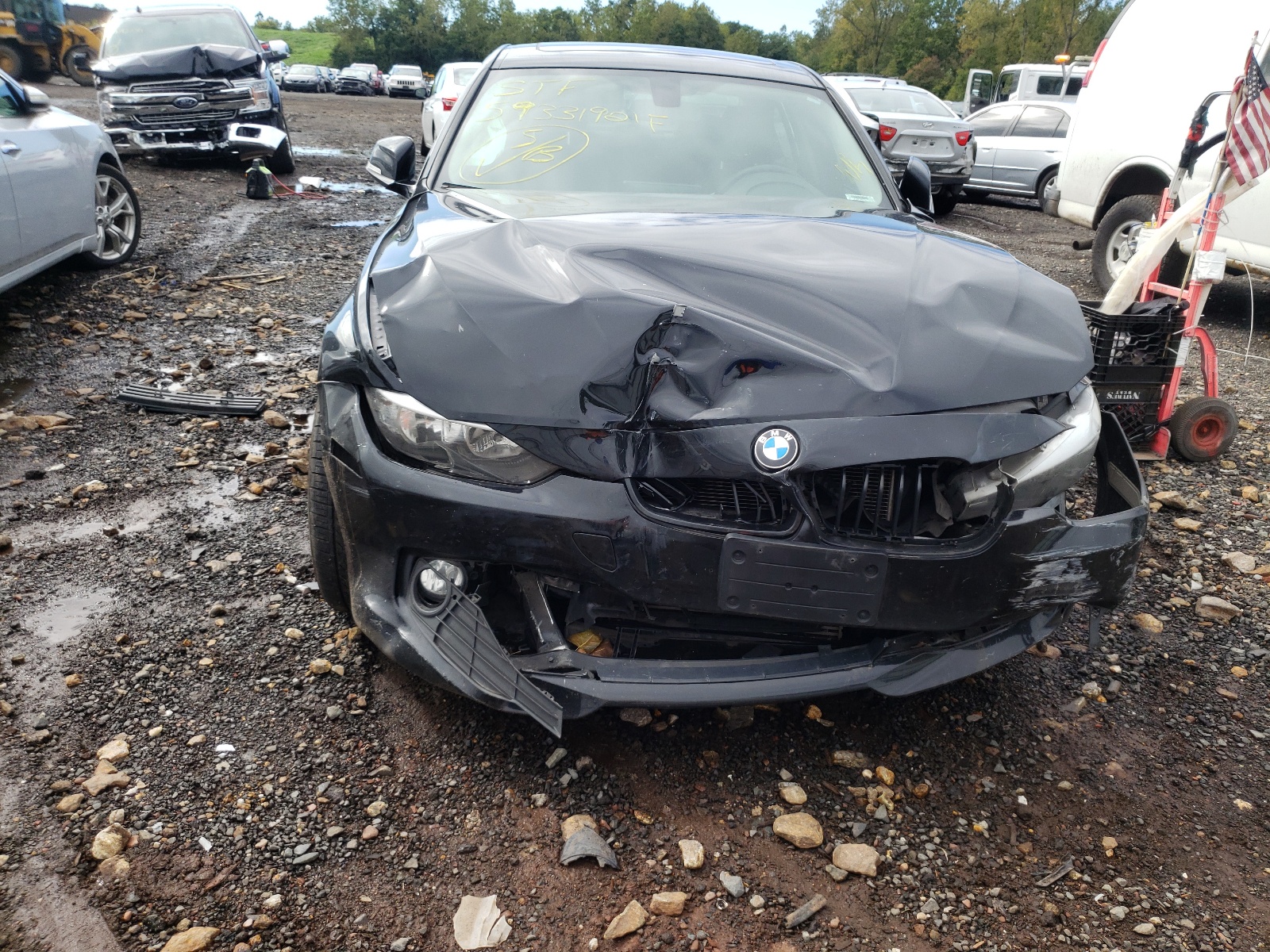 Photo 9 from auction – 2015 BMW 320 I XDRI with VIN WBA3C3G57FNT52718