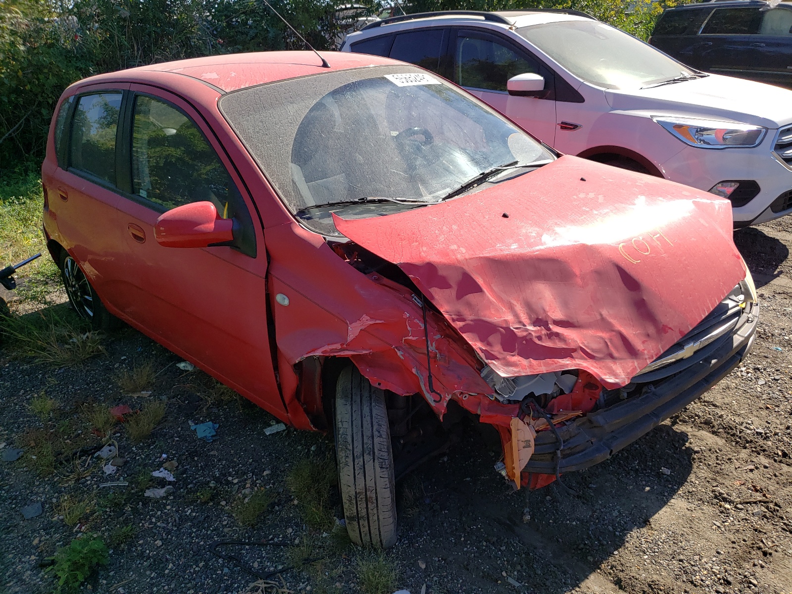 CHEVROLET AVEO BASE 2006 z numerem VIN KL1TD66636B623780 - Zdjęcie z aukcji