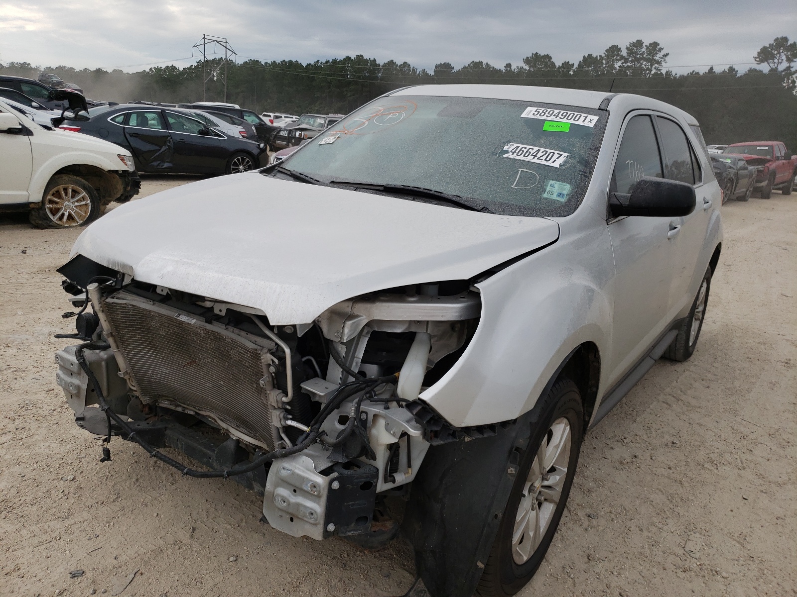 Photo 2 from auction – 2017 CHEVROLET EQUINOX LS with VIN 2GNALBEK8H1583006