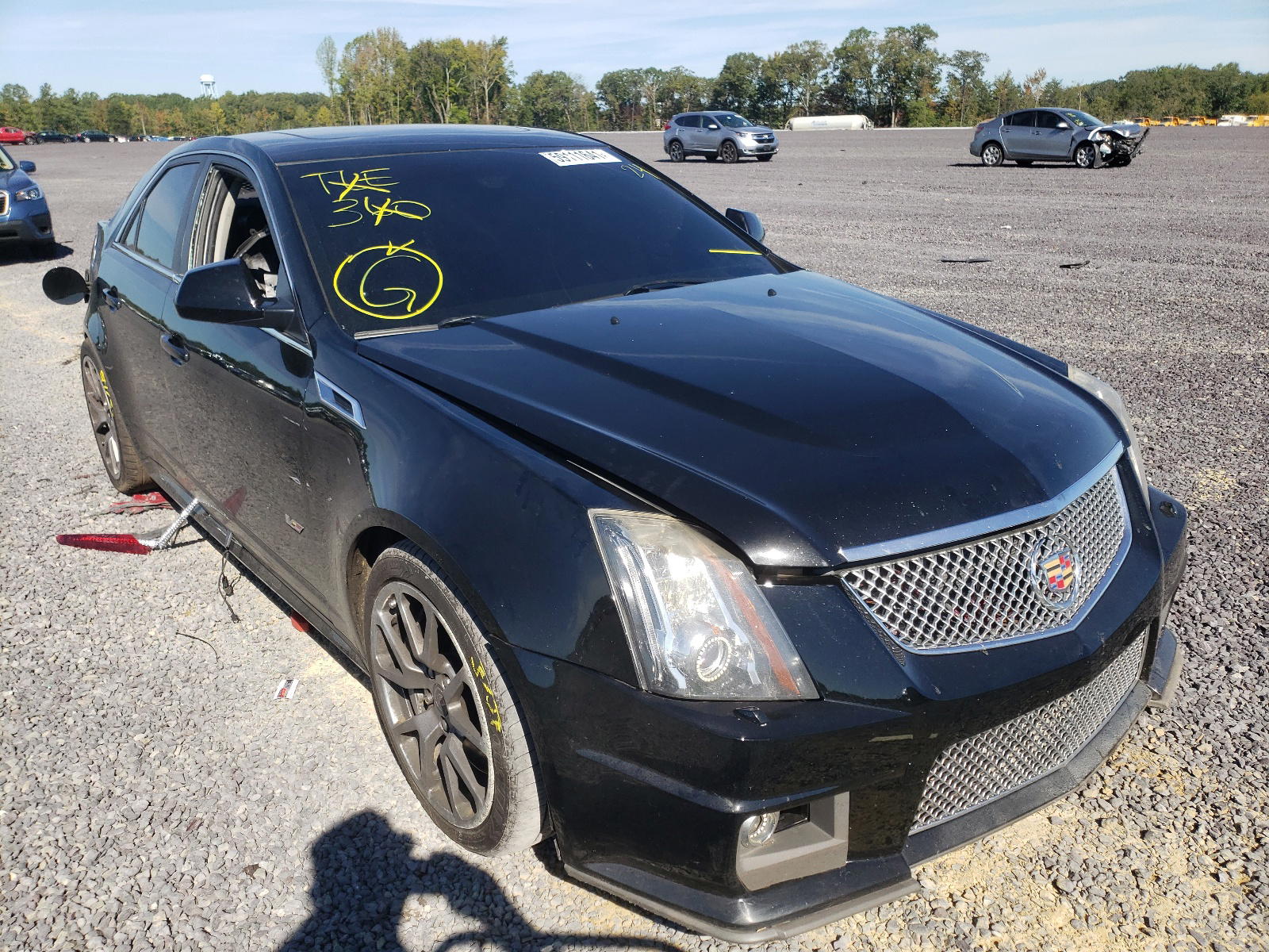 CADILLAC CTS-V 2012 with VIN 1G6DV5EP9C0152016 - Photo from auction