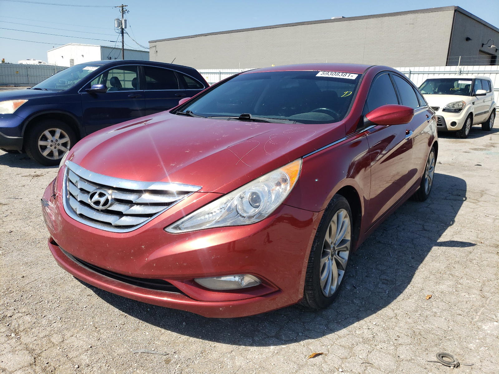 Photo 2 from auction – 2012 HYUNDAI SONATA SE with VIN 5NPEC4ABXCH387393