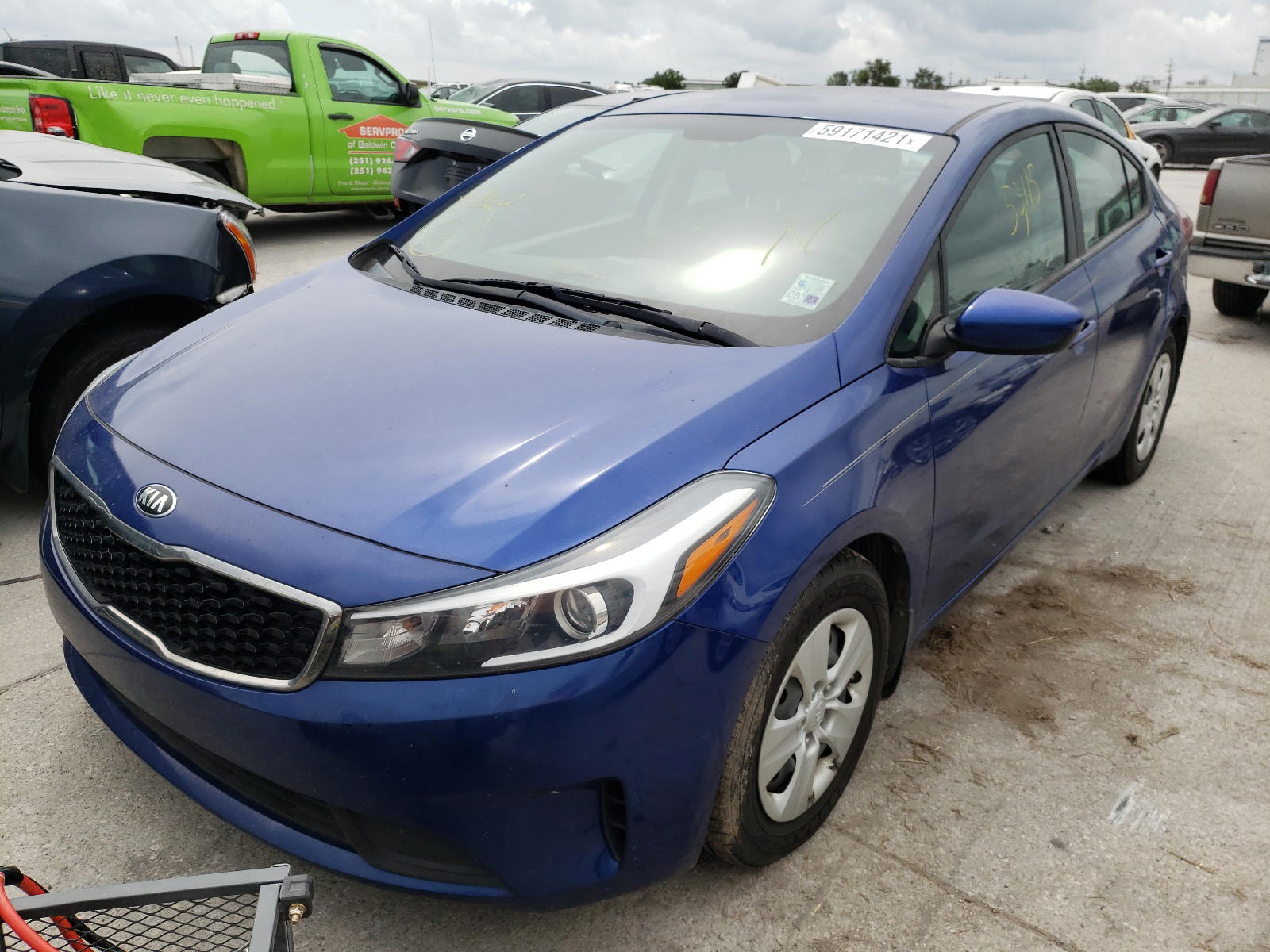 Photo 2 from auction – 2017 KIA FORTE LX with VIN 3KPFL4A76HE049114