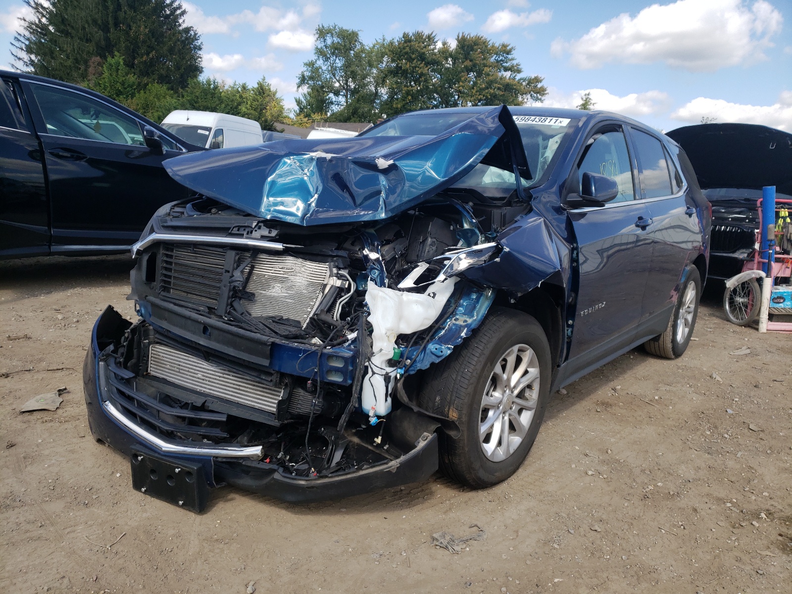 Photo 2 from auction – 2020 CHEVROLET EQUINOX LT with VIN 3GNAXKEV4LL288619