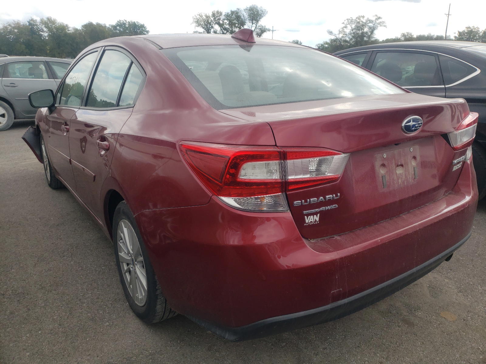 Photo 3 from auction – 2017 SUBARU IMPREZA PR with VIN 4S3GKAD61H3628608
