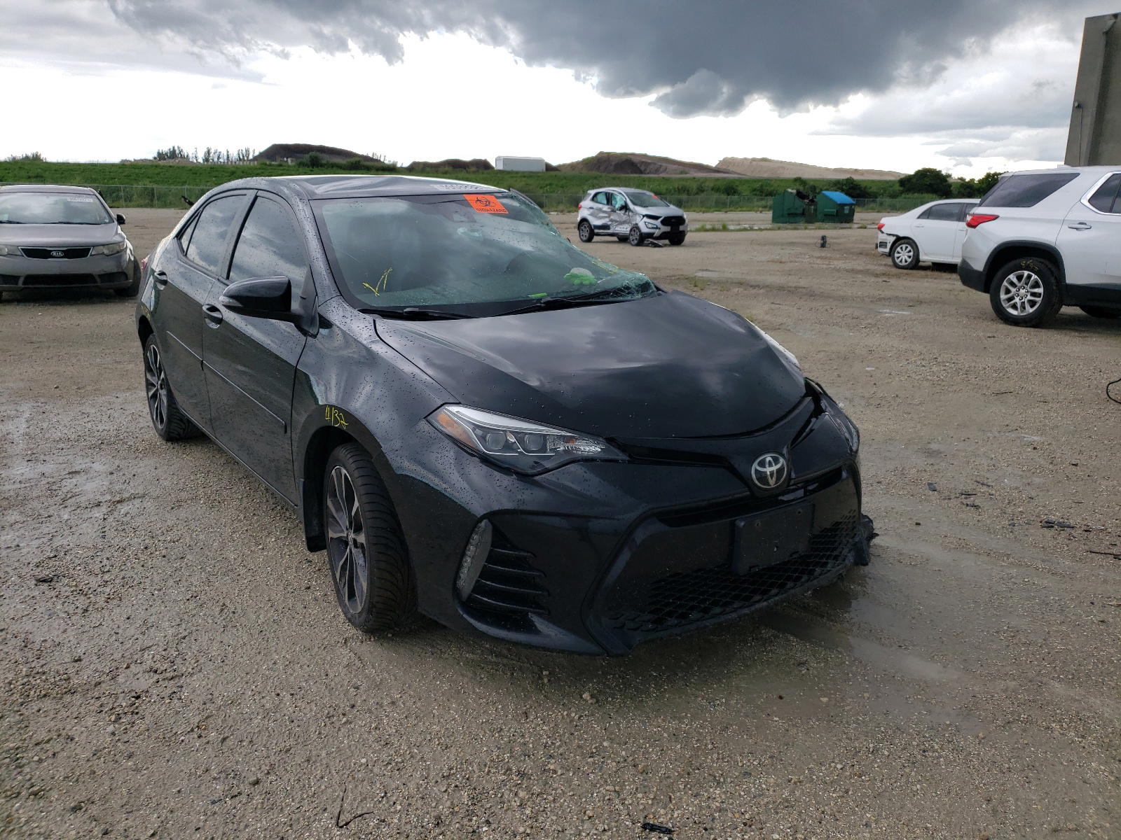 TOYOTA COROLLA L 2017 with VIN 2T1BURHEXHC936078 - Photo from auction