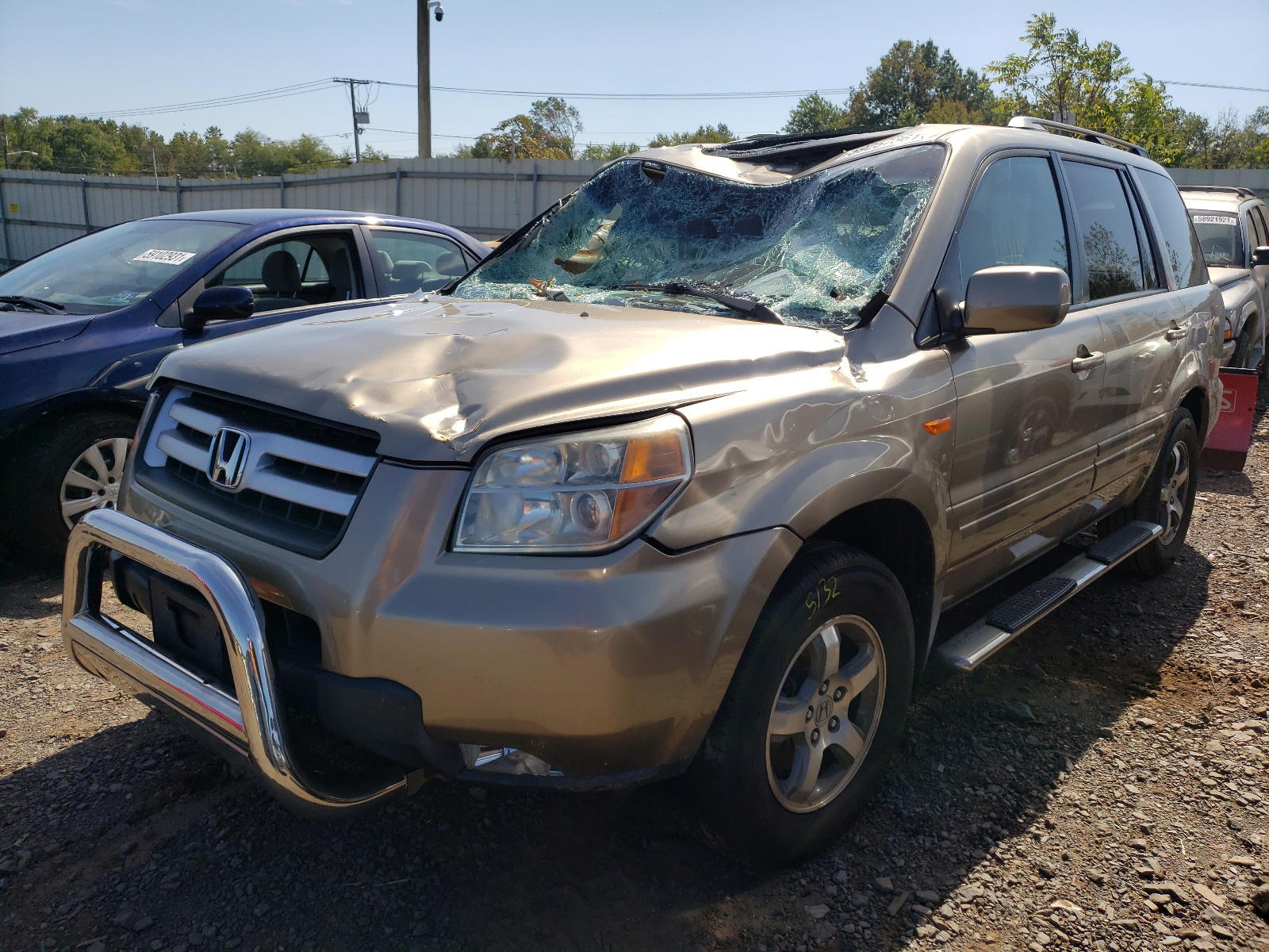 Photo 2 from auction – 2008 HONDA PILOT EXL with VIN 5FNYF18558B010835