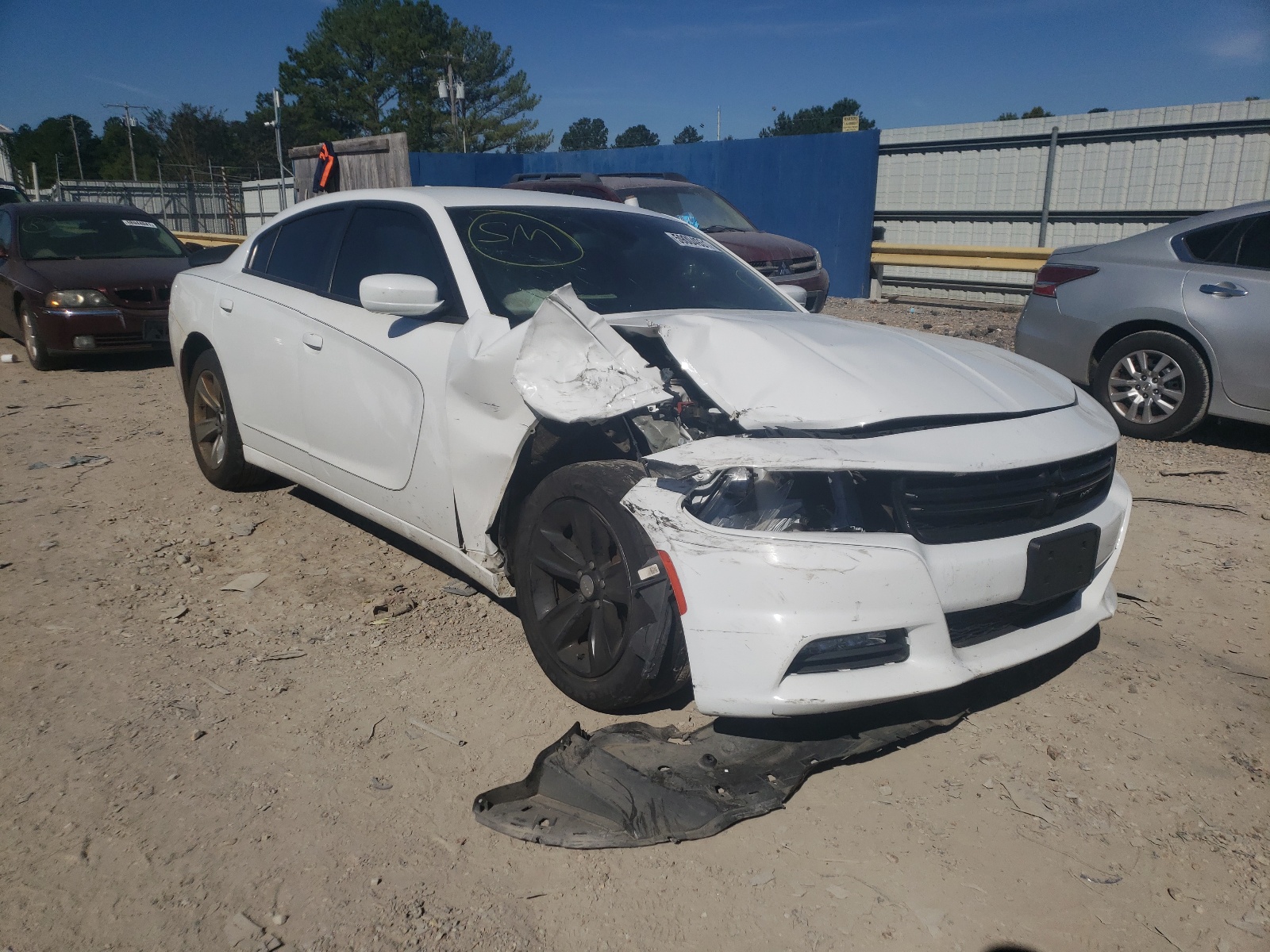 DODGE CHARGER SX 2017 with VIN 2C3CDXHG8HH562252 - Photo from auction