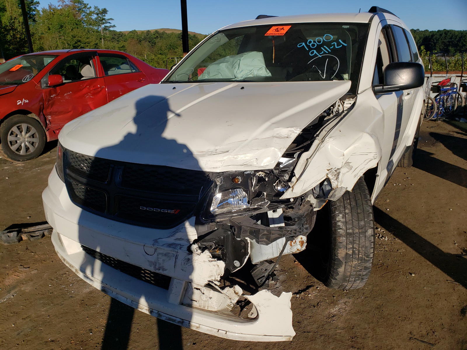 Photo 9 from auction – 2018 DODGE JOURNEY SE with VIN 3C4PDCAB7JT309800